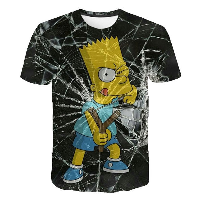 The Simpsons Homer 3d Print T Shirt Bart Simpson House Clothing Homer Simpsons Sweatshirt Costume Men/women Simpson Family Shirt-5