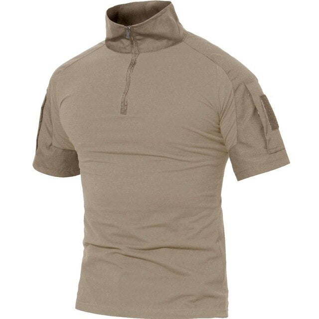 T-shirts Men Summer Cotton Tactical Tops Tees Military Style Army Breathable Paintball Security T-shirts Man Clothing-1