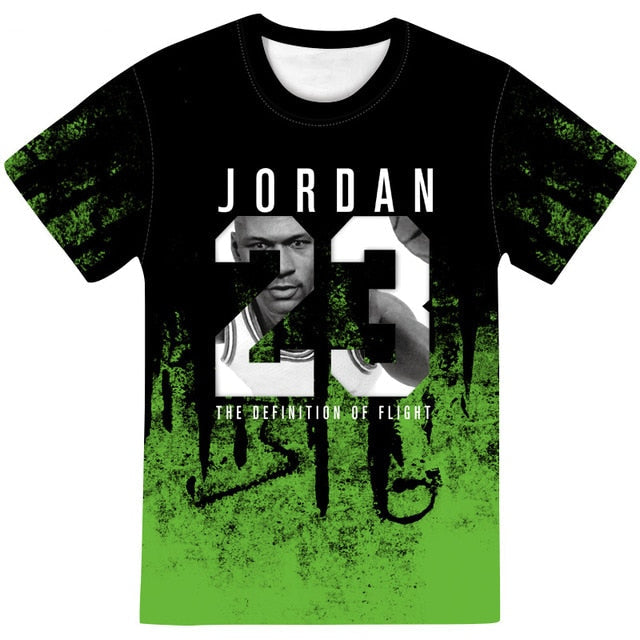 Man's Jordan 23 3D T Shirts Men Camouflage O-neck Fashion Printed 23 Hip-Hop Tee Camisetas Clothing Casual Top-7
