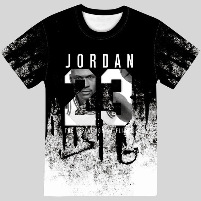 Man's Jordan 23 3D T Shirts Men Camouflage O-neck Fashion Printed 23 Hip-Hop Tee Camisetas Clothing Casual Top-8