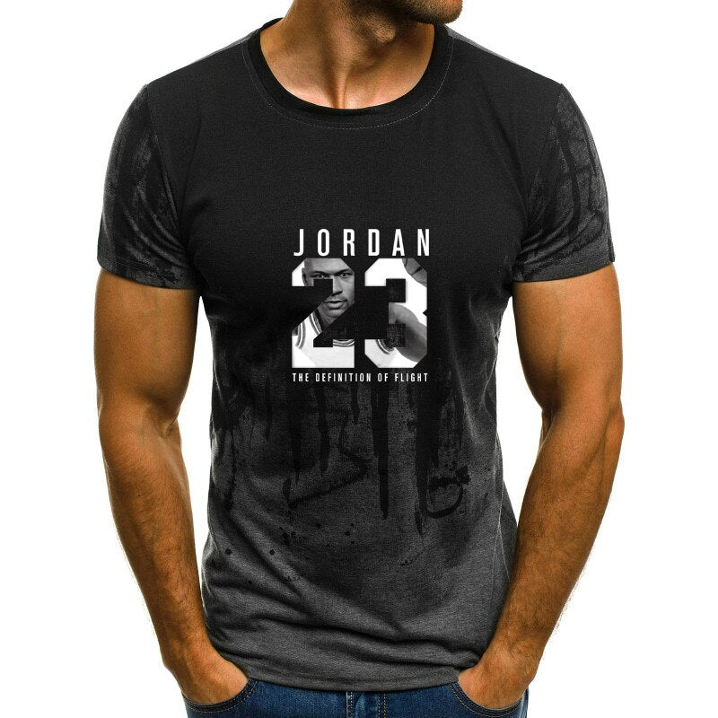 Man's Jordan 23 3D T Shirts Men Camouflage O-neck Fashion Printed 23 Hip-Hop Tee Camisetas Clothing Casual Top-4