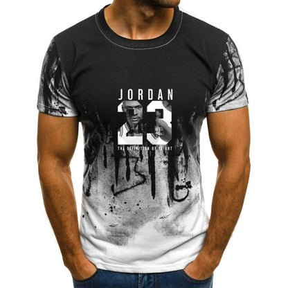 Man's Jordan 23 3D T Shirts Men Camouflage O-neck Fashion Printed 23 Hip-Hop Tee Camisetas Clothing Casual Top-1