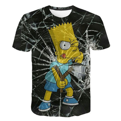 The Simpsons Homer 3d Print T Shirt Bart Simpson House Clothing Homer Simpsons Sweatshirt Costume Men/women Simpson Family Shirt-5