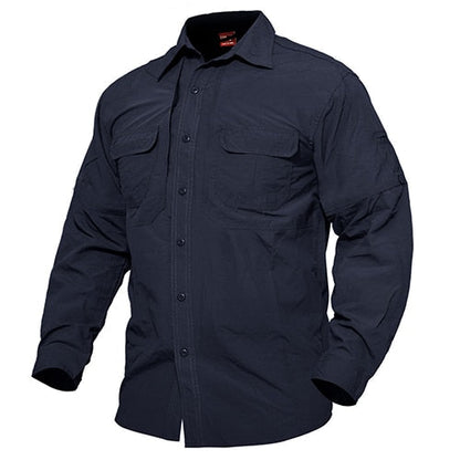 Shirts Men Summer Quick Drying Military Tactical Shirts Long Sleeve Breathable Combat Work Shirt Man Clothing-8