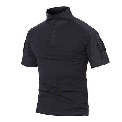T-shirts Men Summer Cotton Tactical Tops Tees Military Style Army Breathable Paintball Security T-shirts Man Clothing-5
