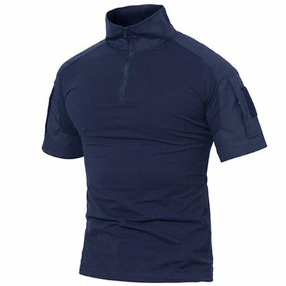 T-shirts Men Summer Cotton Tactical Tops Tees Military Style Army Breathable Paintball Security T-shirts Man Clothing-8