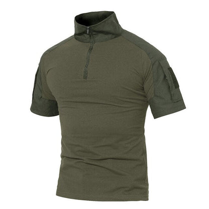 Men Summer T Shirts Airsoft Army Tactical T Shirt Short Sleeve Military Camouflage Cotton Tee Shirts Paintball Clothing-6