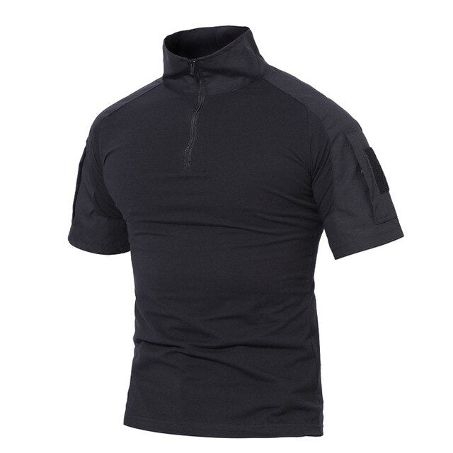 Men Summer T Shirts Airsoft Army Tactical T Shirt Short Sleeve Military Camouflage Cotton Tee Shirts Paintball Clothing-7