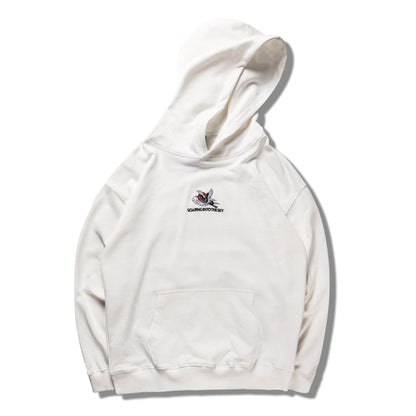 Japanese Crane Bird Embroidered Pullover Hooded Sweatshirts Hoodies Men Harajuku Hip Hop Hoodie Streetwear Tops-4