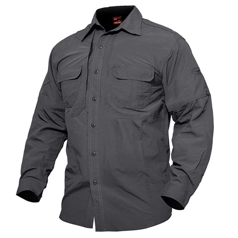 Shirts Men Summer Quick Drying Military Tactical Shirts Long Sleeve Breathable Combat Work Shirt Man Clothing-1