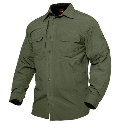 Shirts Men Summer Quick Drying Military Tactical Shirts Long Sleeve Breathable Combat Work Shirt Man Clothing-5