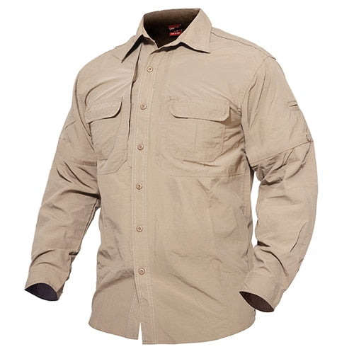 Shirts Men Summer Quick Drying Military Tactical Shirts Long Sleeve Breathable Combat Work Shirt Man Clothing-3