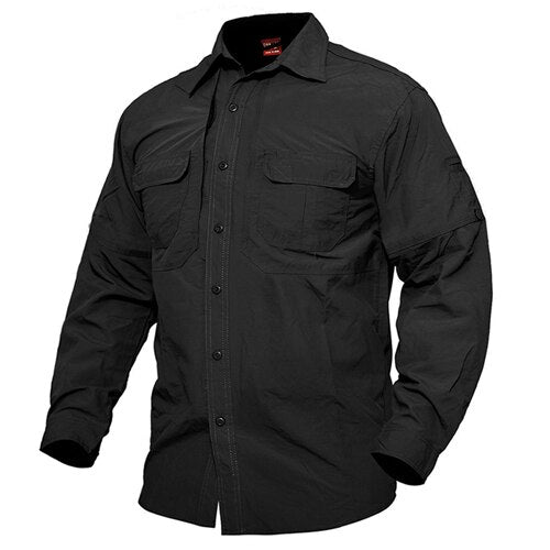 Shirts Men Summer Quick Drying Military Tactical Shirts Long Sleeve Breathable Combat Work Shirt Man Clothing-7